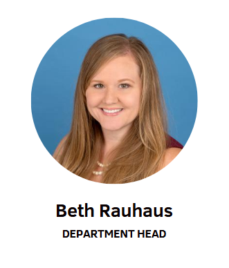 portrait of Dr. Beth Rauhaus, Department Head of Political Science