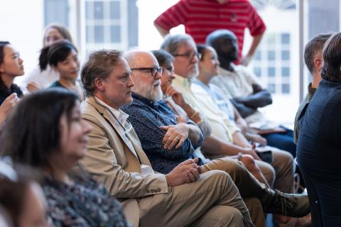 audience members at the State of the College