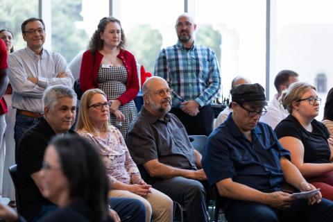 audience members at the State of the College