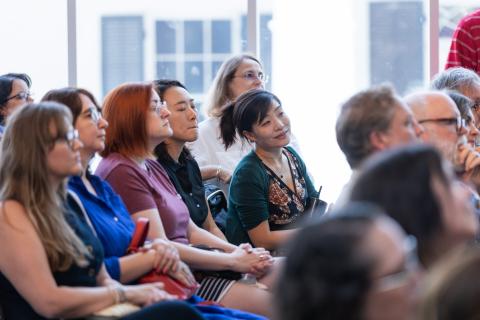 audience members at the State of the College