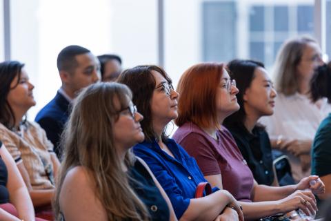 audience members at the State of the College