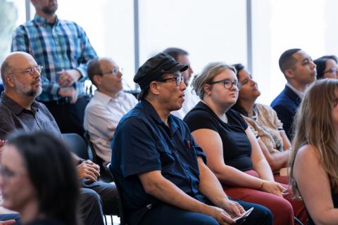 audience members at the State of the College