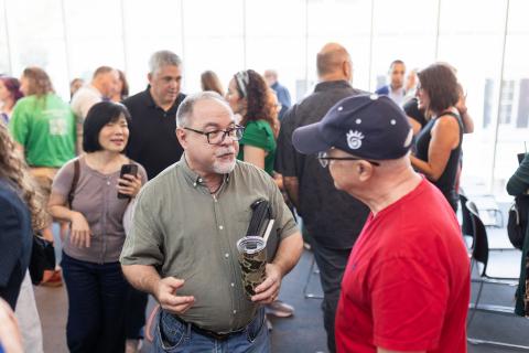 Audience members at the State of the College