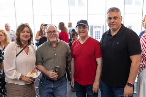 Dr. Richard and Dr. Gonzales at the State of the College